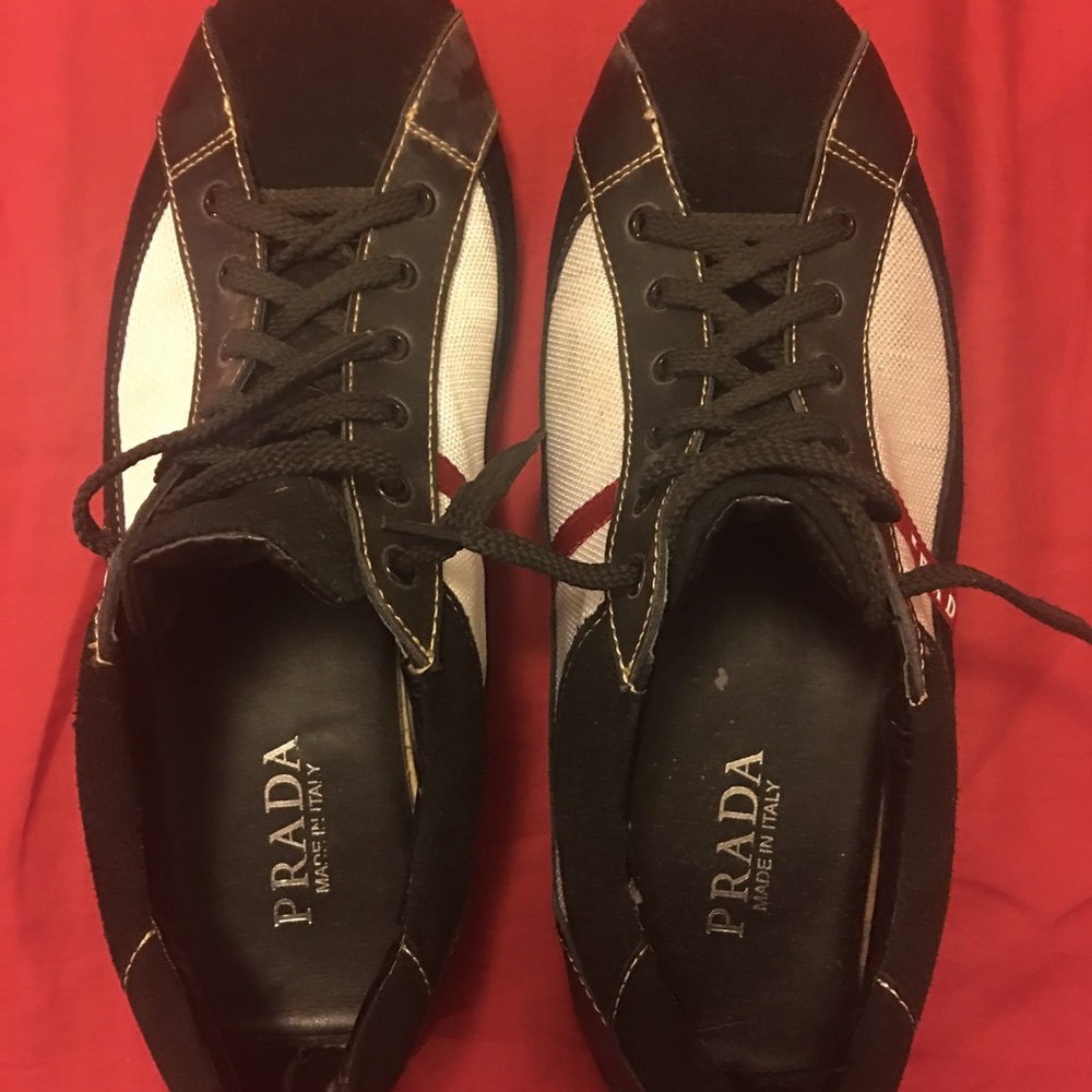 Prada sneakers men shoes 10 1/2